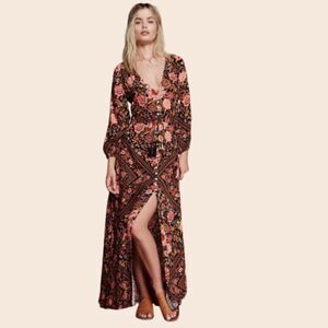 Spell Babushka Printed Maxi Gown Size XS